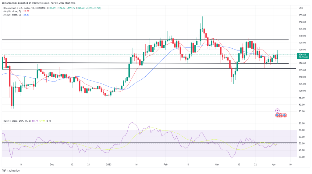 最大的推动者：随着 BCH 升至 10 日高点，ADA 结束连跌