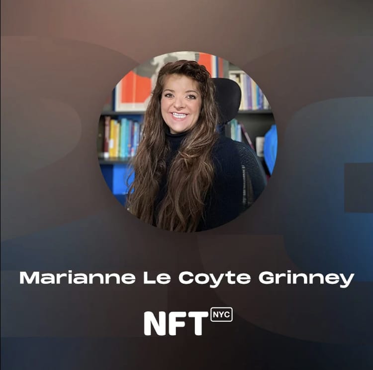 NFT.NYC 的 Marianne Le Coyte Grinney