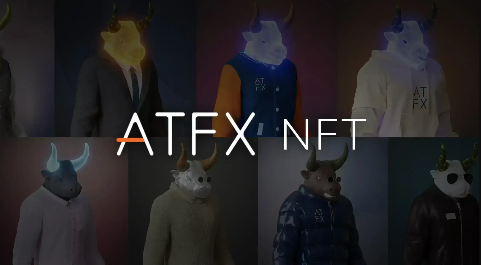 ATFX NFT 系列的数字海报