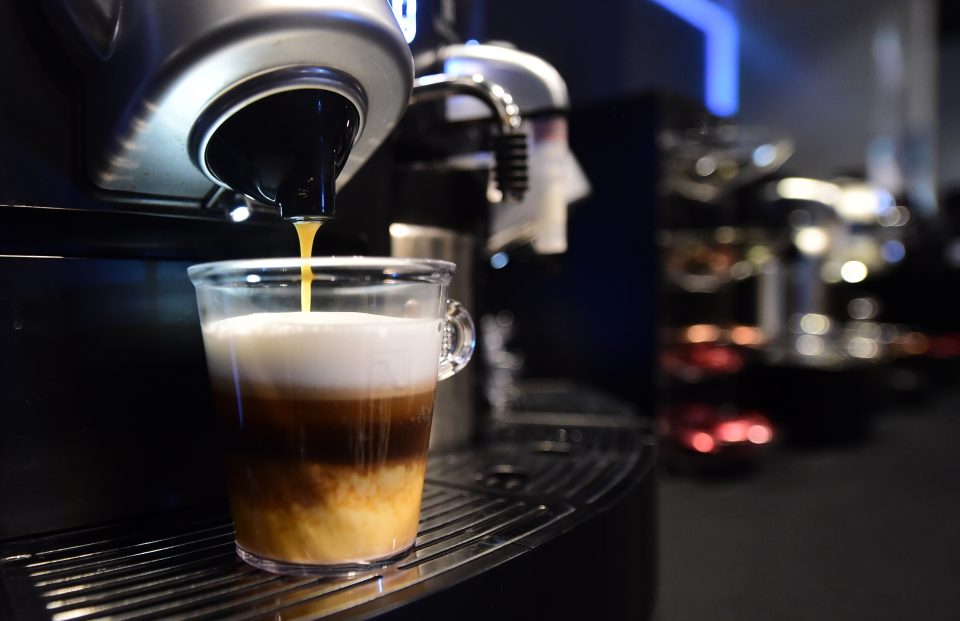 Nespresso 的三层浓缩咖啡