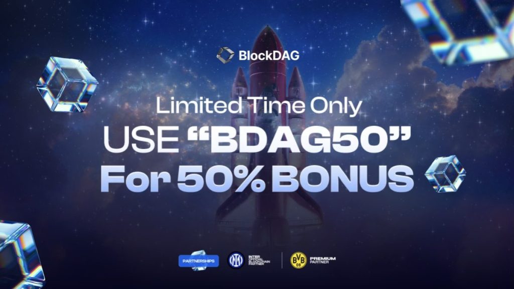 在大品牌刷新之前购买 BlockDAG 硬币即可获得 50% 的奖励！ Kaspa 和 Cardano 持有者关注潜在收益