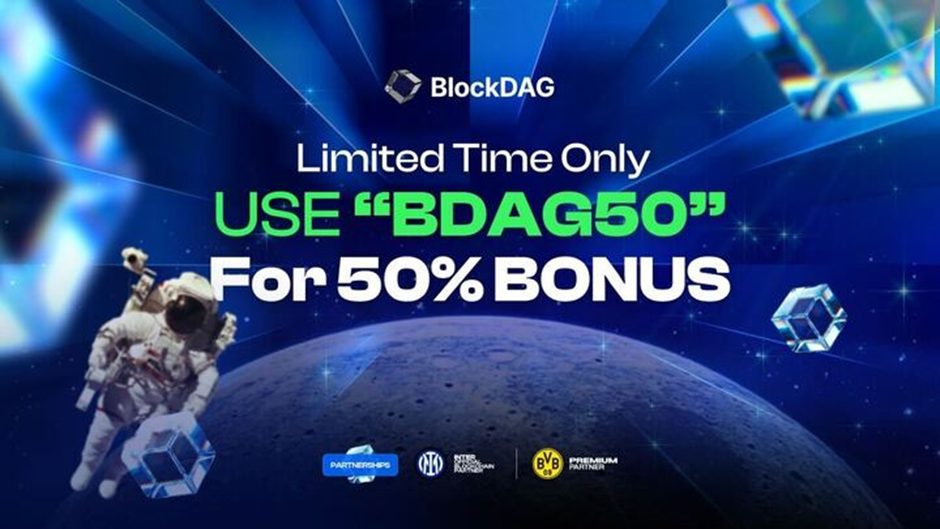 获得 BlockDAG 50% 奖金的最后机会！由于 STX 反弹和 Toncoin 保持稳定，10 月份预售接近 9200 万美元