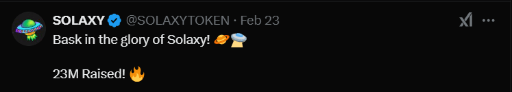 Solx Tweet