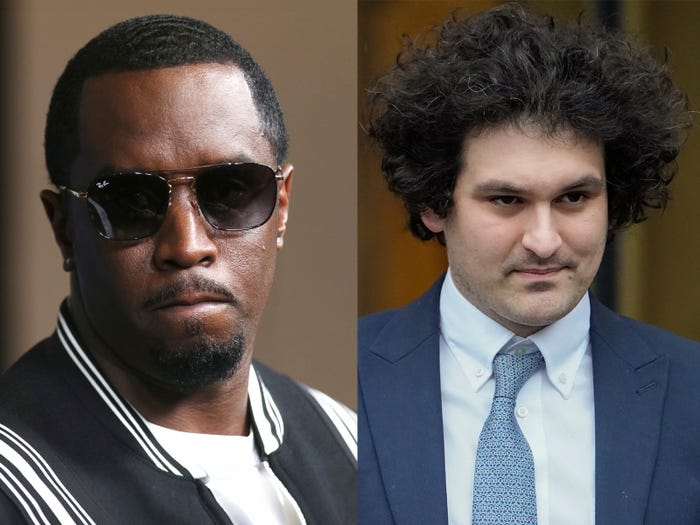 Diddy，Sam Bankman炸了一个宿舍风格的房间