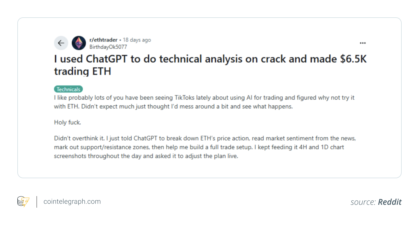 reddit用户使用基于chatgpt的AI代理赚了$ 6K+