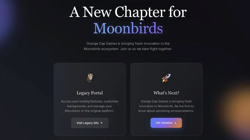 Yuga Labs将Moonbirds IP出售给橙色帽游戏