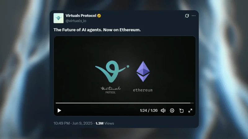 虚拟协议以启动以太坊的第一个AI代理Iris