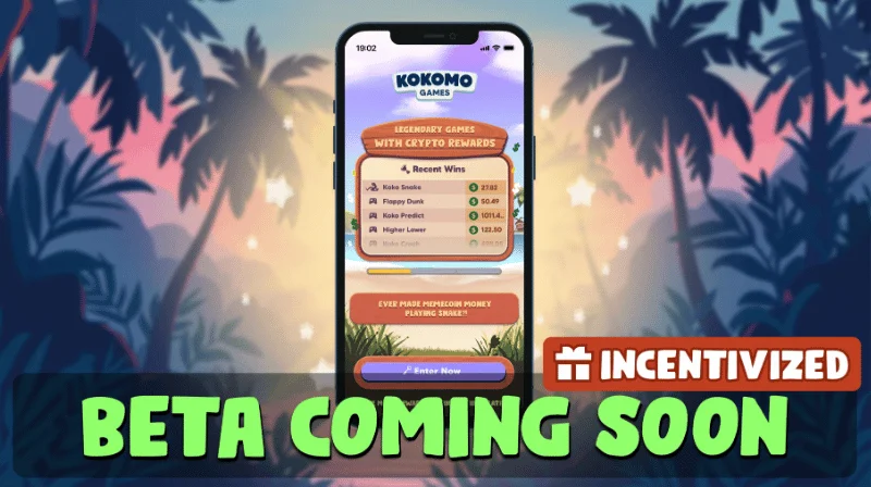 Kokomo Games打开了激励Beta的最终申请
