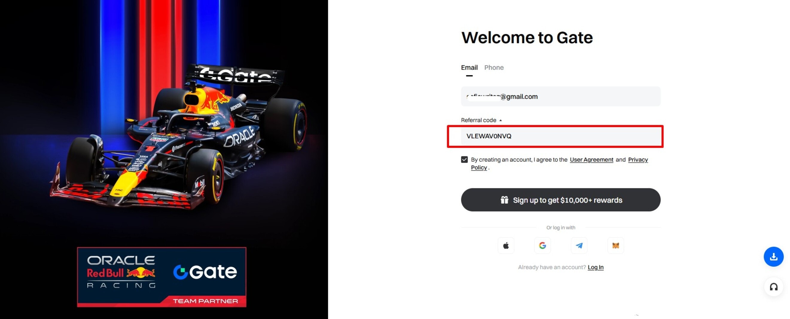 How to Create a Gate Account? 