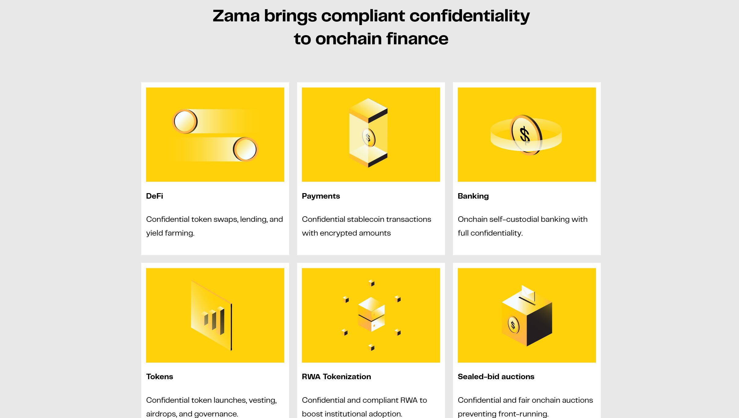Zama Use Cases and Applications