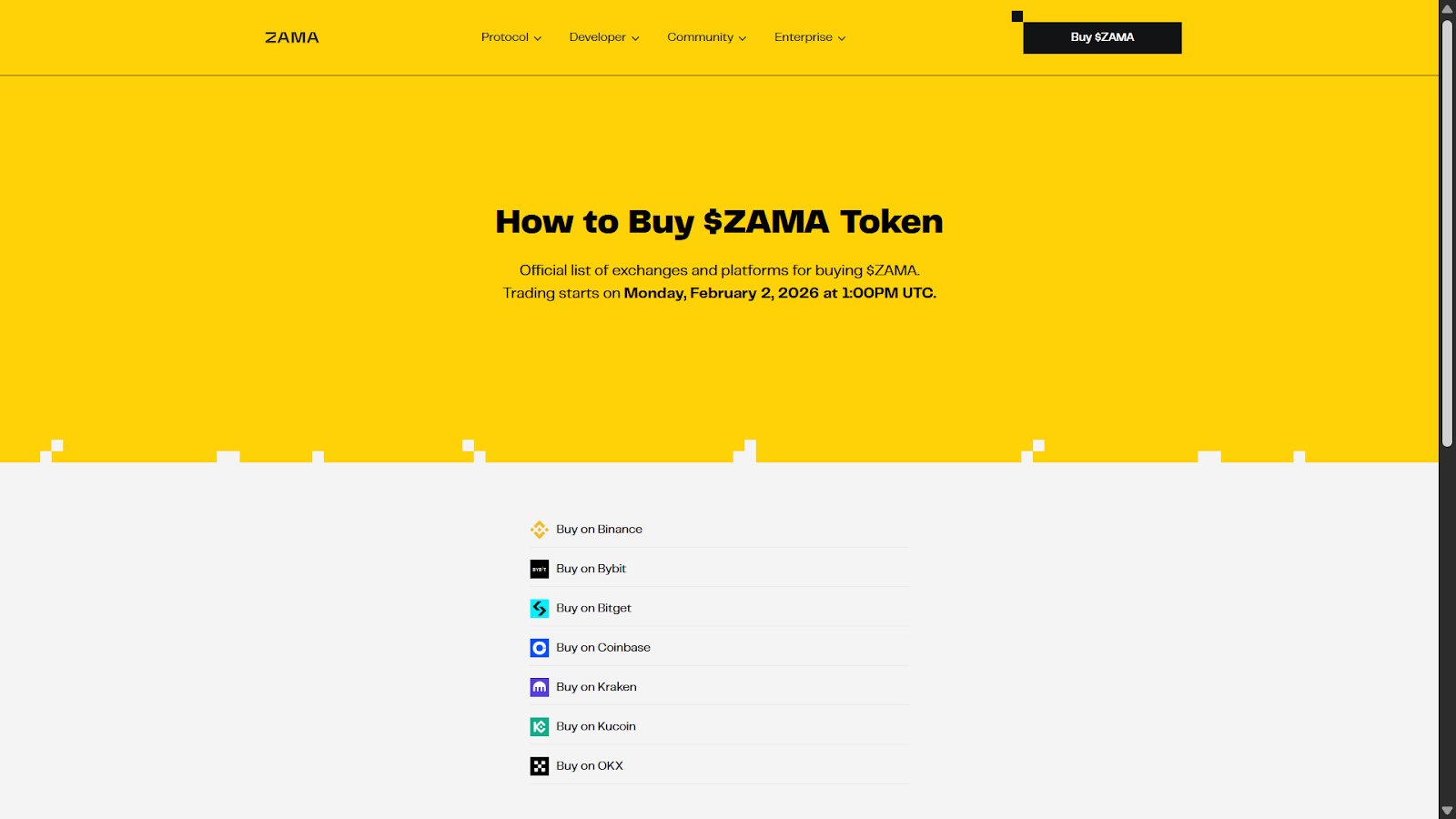 ZAMA Token Overview