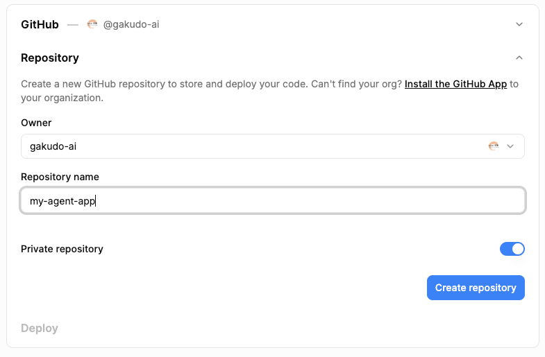 将代理工作流程推送并部署到 GitHub