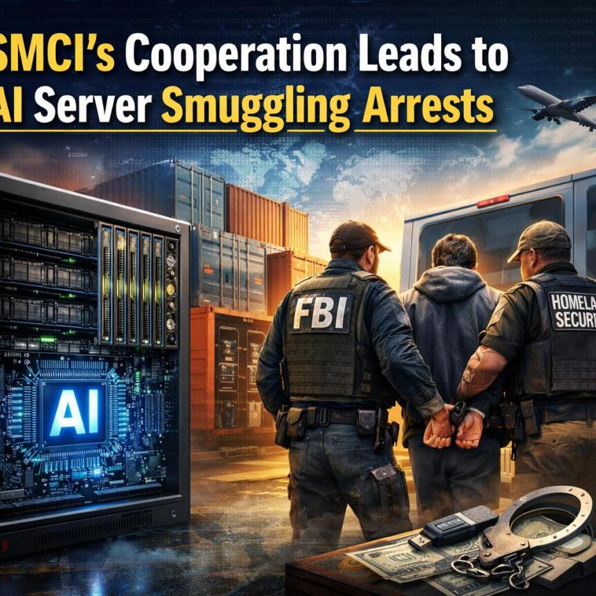 Smci S合作导致Ai服务器走私被捕